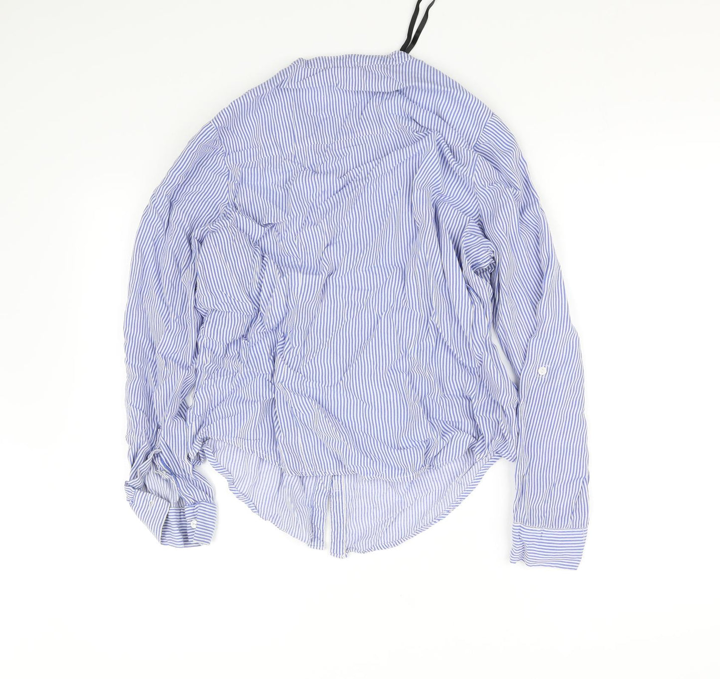 aymosphere Womens Blue Striped  Basic Button-Up Size 16