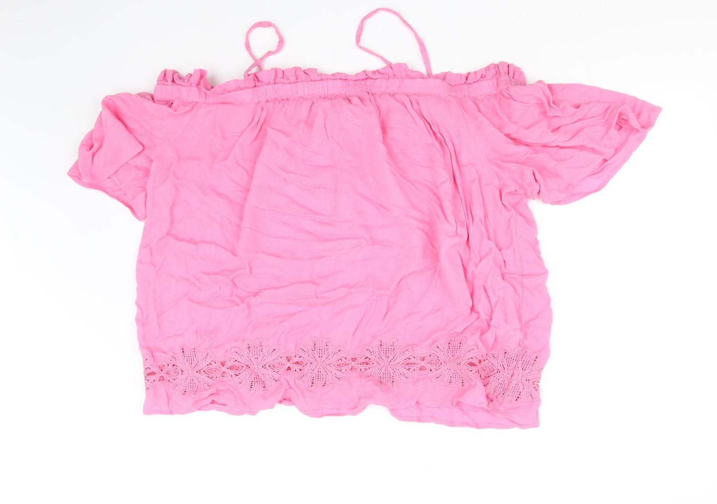 River Island Womens Pink   Basic Blouse Size 16