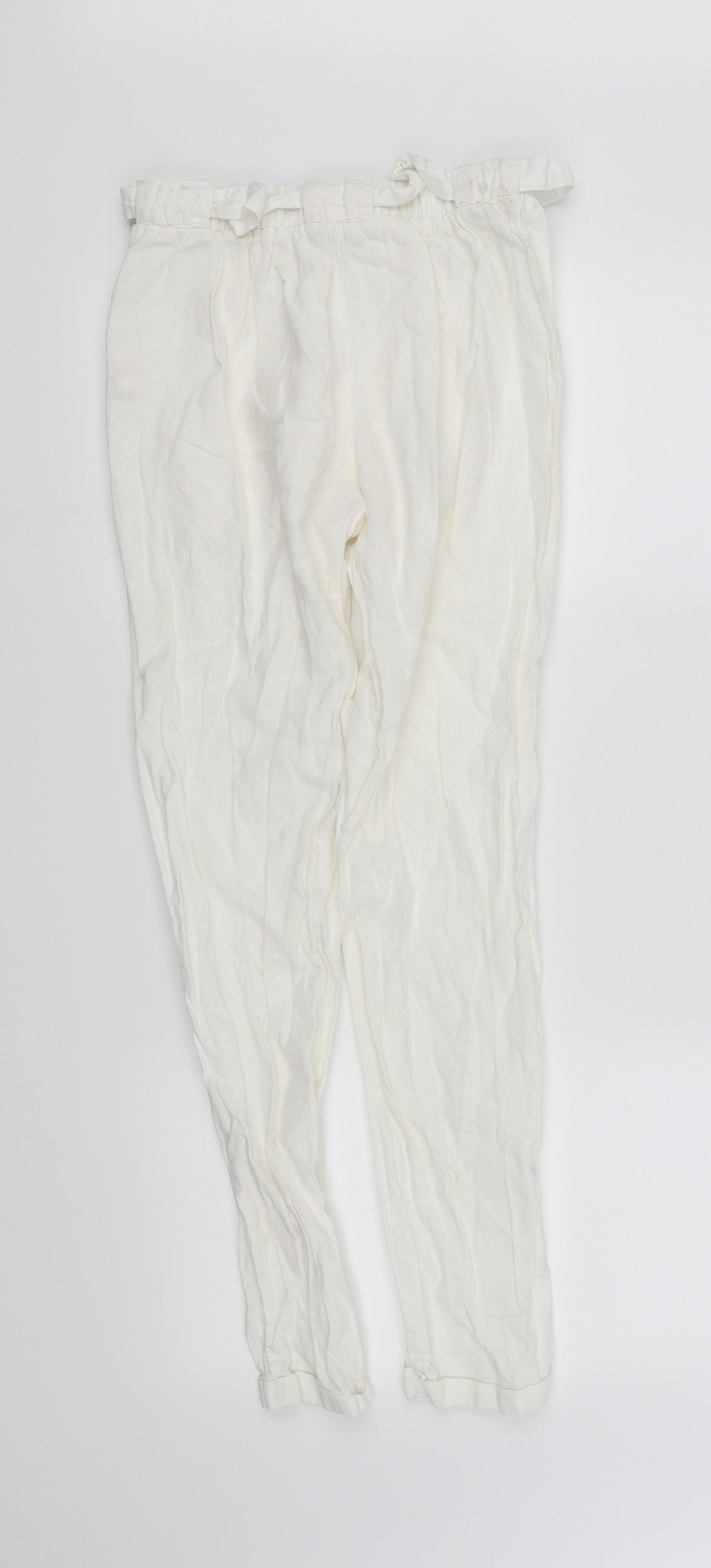 Primark Womens White   Straight Jeans Size 6 L32 in