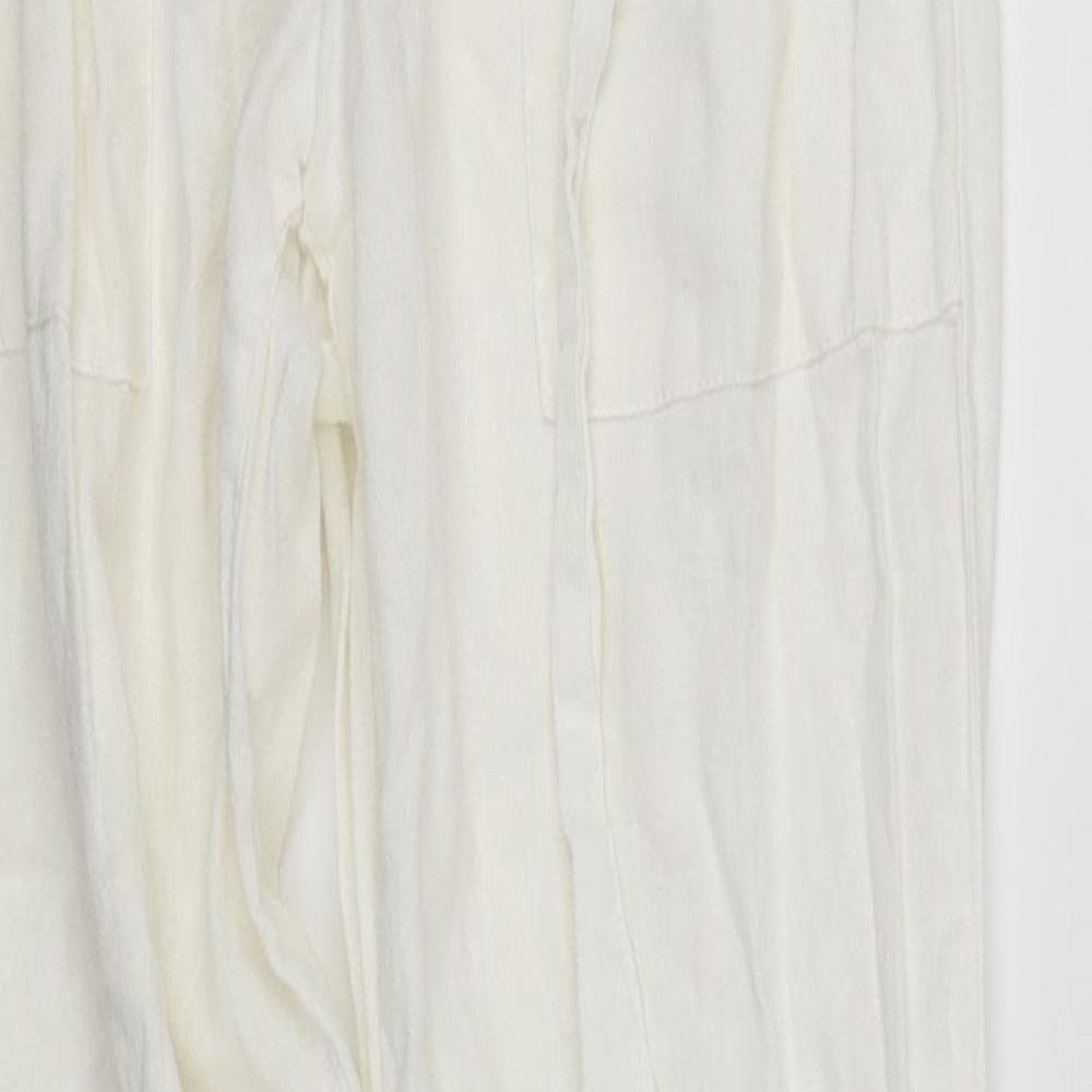 Primark Womens White   Straight Jeans Size 6 L32 in