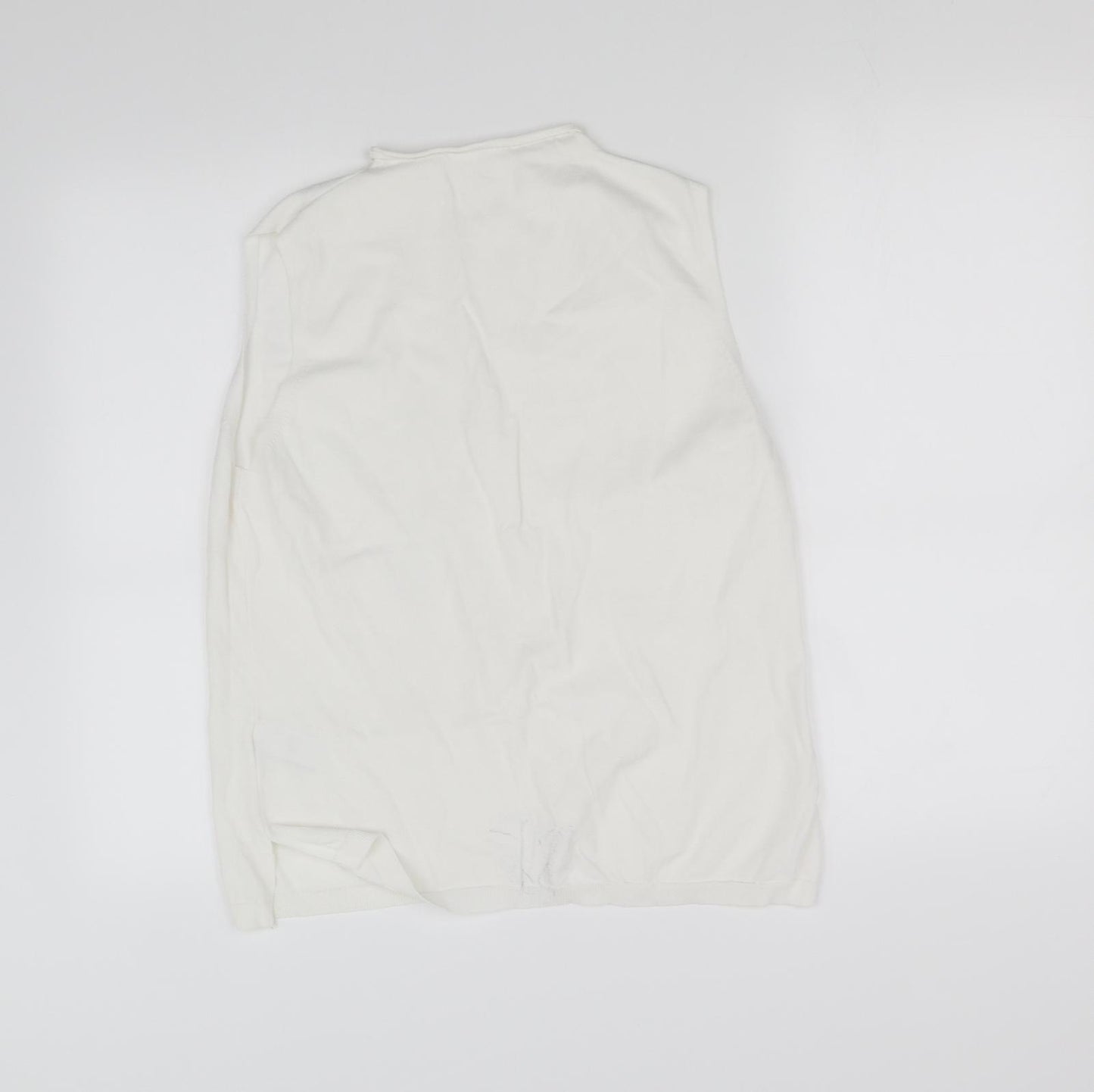 pre worn Womens White   Basic Blouse Size M