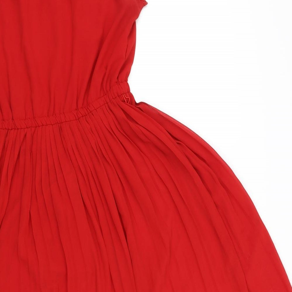 f you  Womens Red   Fit & Flare  Size M