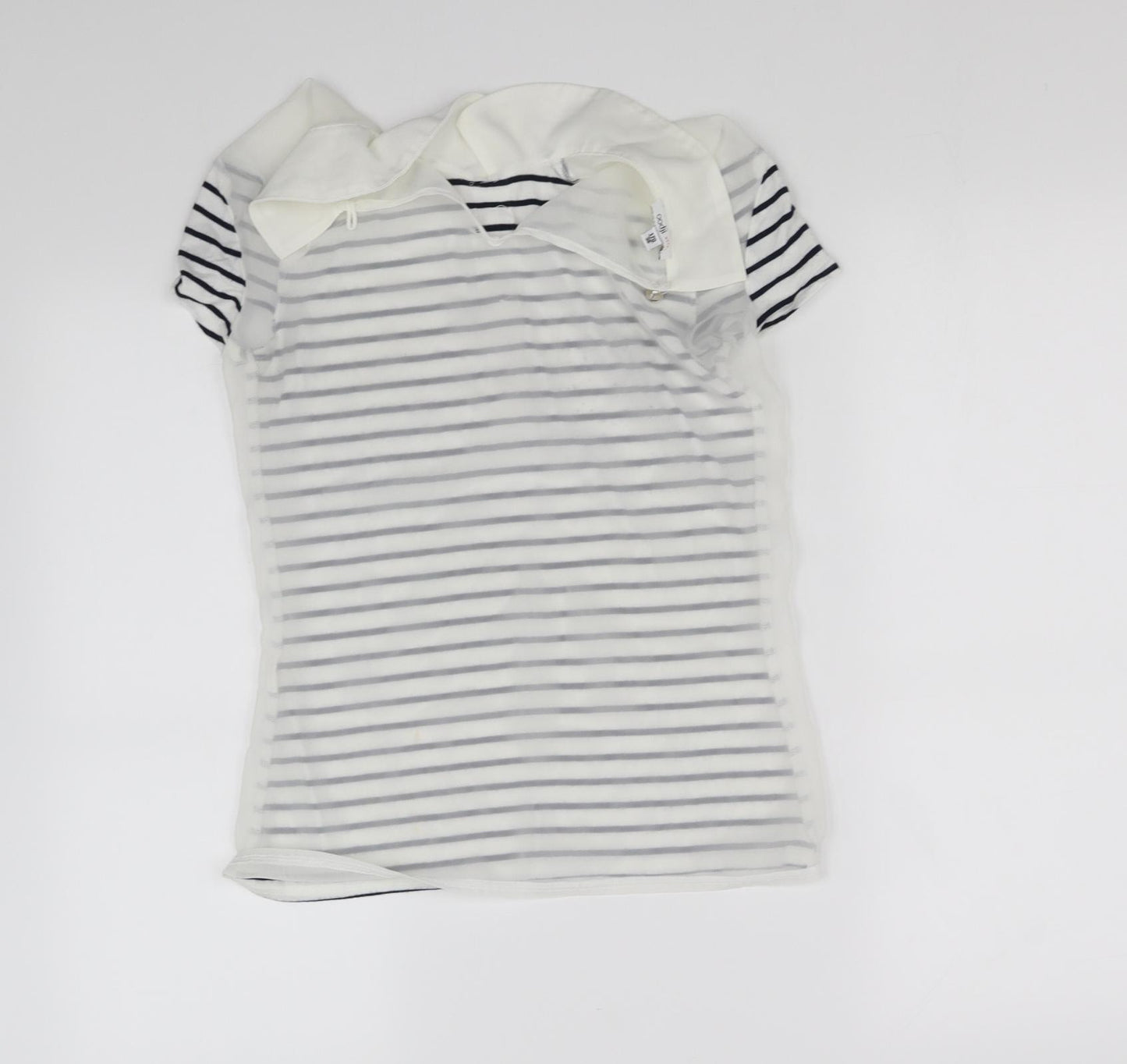 pre worn Girls White   Basic Blouse Size M