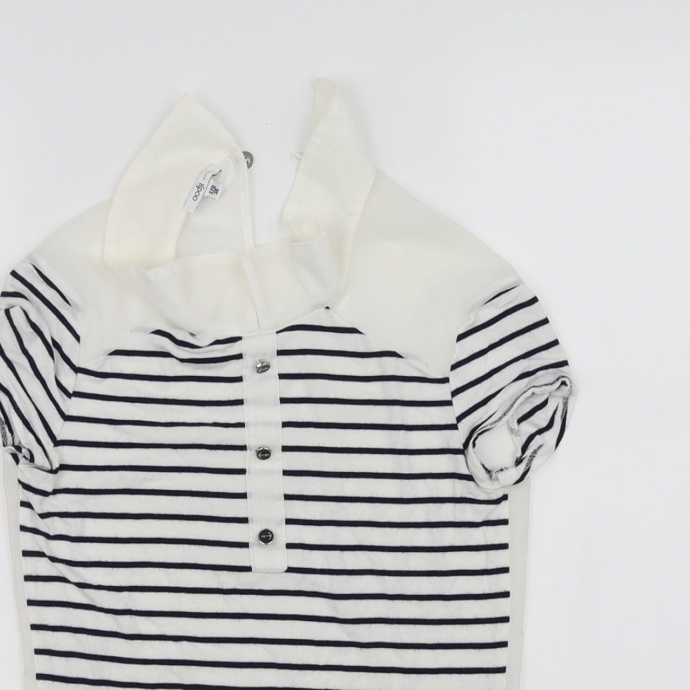 pre worn Girls White   Basic Blouse Size M