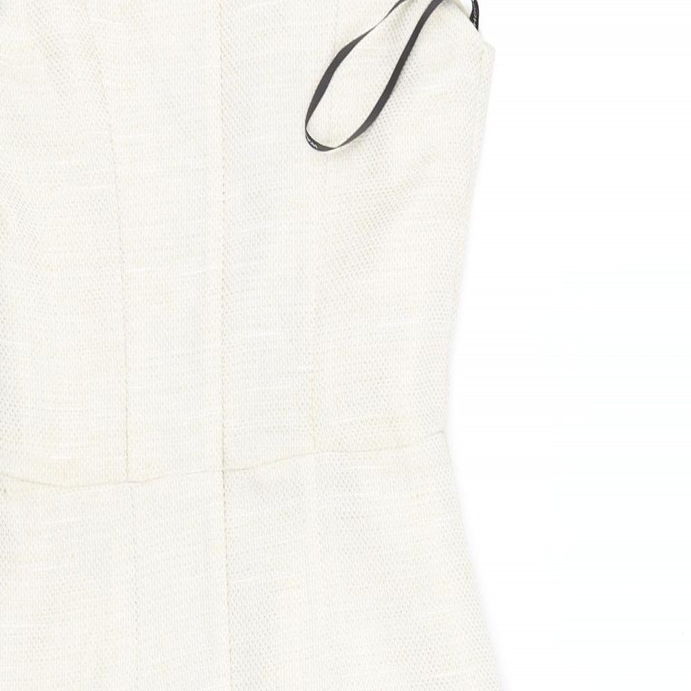 pre worn Womens Beige   Fit & Flare  Size 6