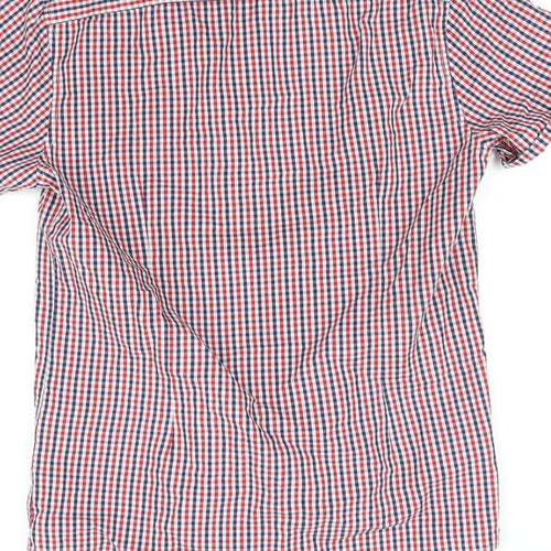 ASOS Womens Red Check  Basic Button-Up Size XS