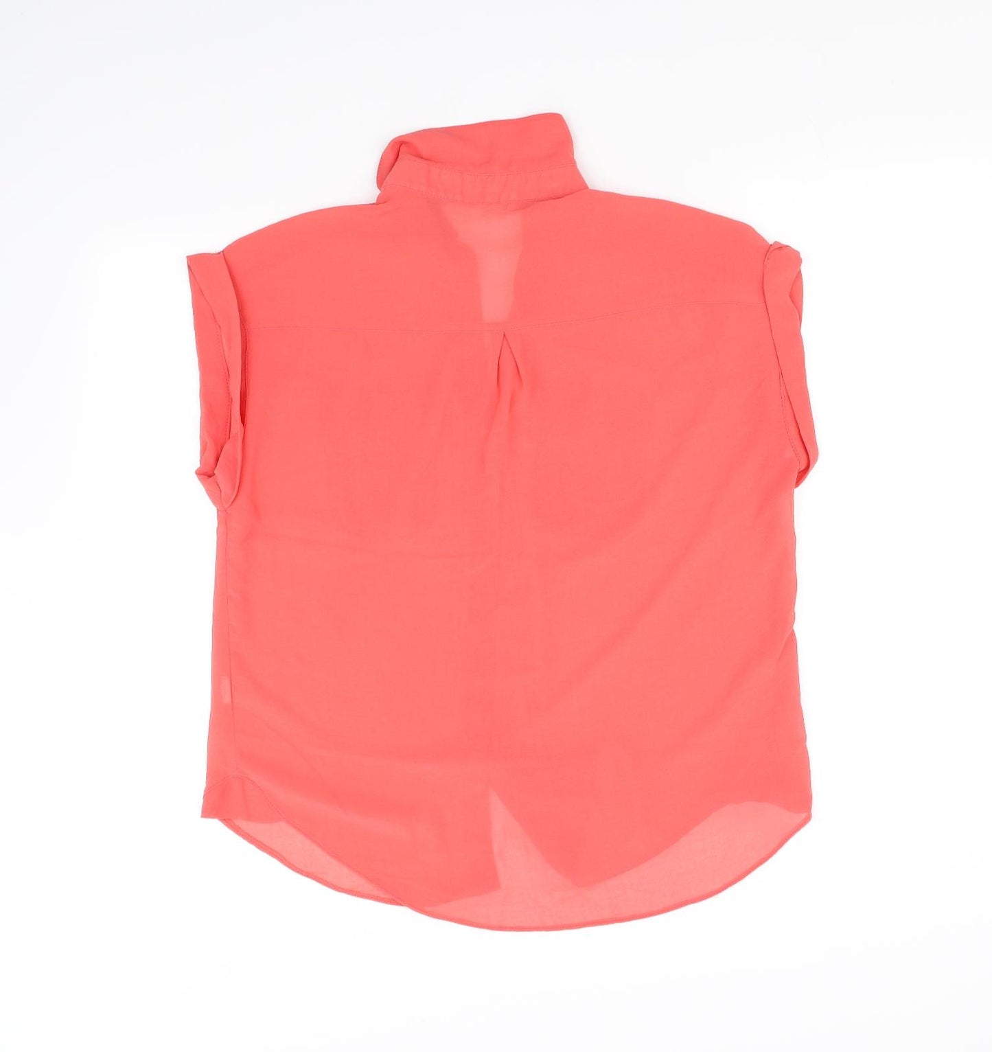 Atmosphere Womens Orange   Basic Button-Up Size 12