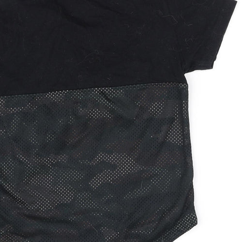 brk lyn Boys Black   Basic T-Shirt Size 6-7 Years