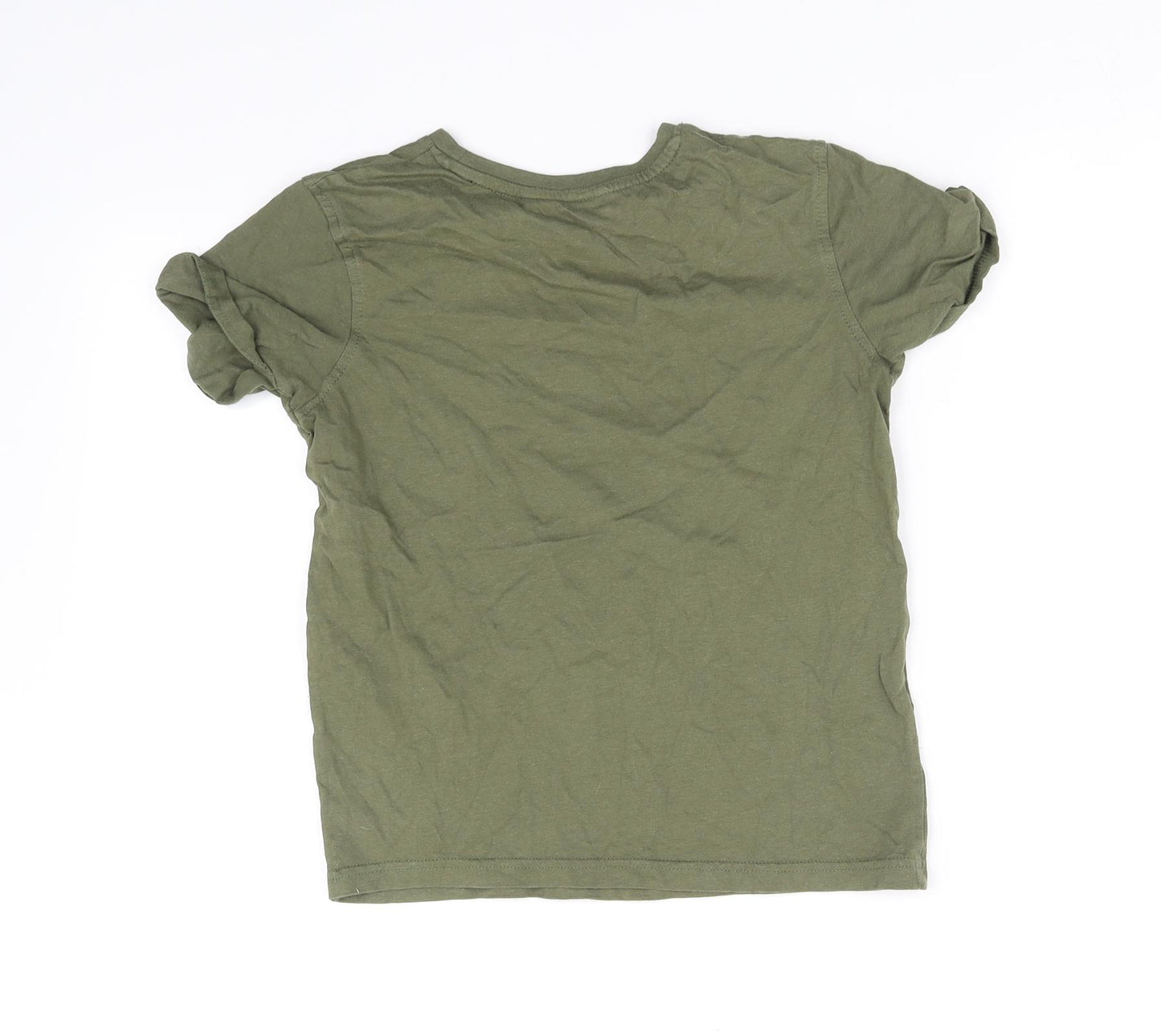 George Girls Green   Basic T-Shirt Size 8-9 Years