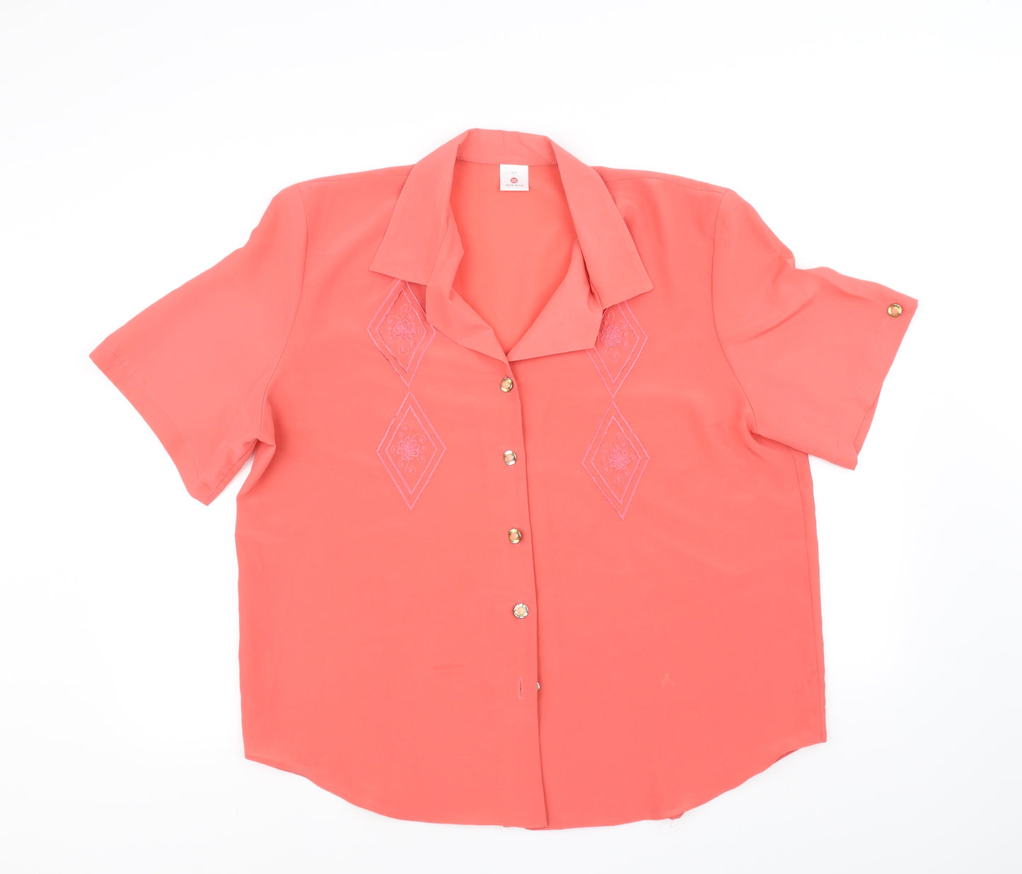 PRE WORN Womens Orange   Basic Blouse Size 20
