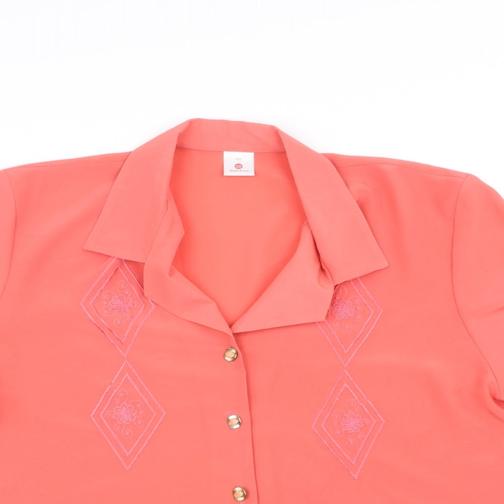PRE WORN Womens Orange   Basic Blouse Size 20