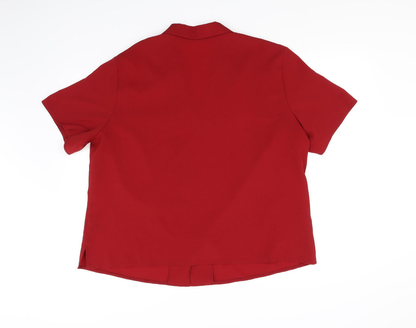 BHS Womens Red   Basic T-Shirt Size 22