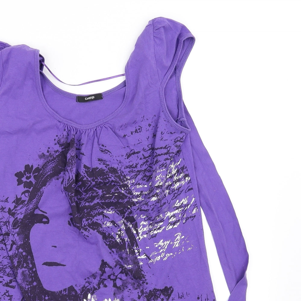 pre worn Womens Purple   Fit & Flare  Size 14