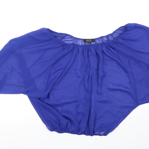 ASOS Womens Blue   Basic Blouse Size 8