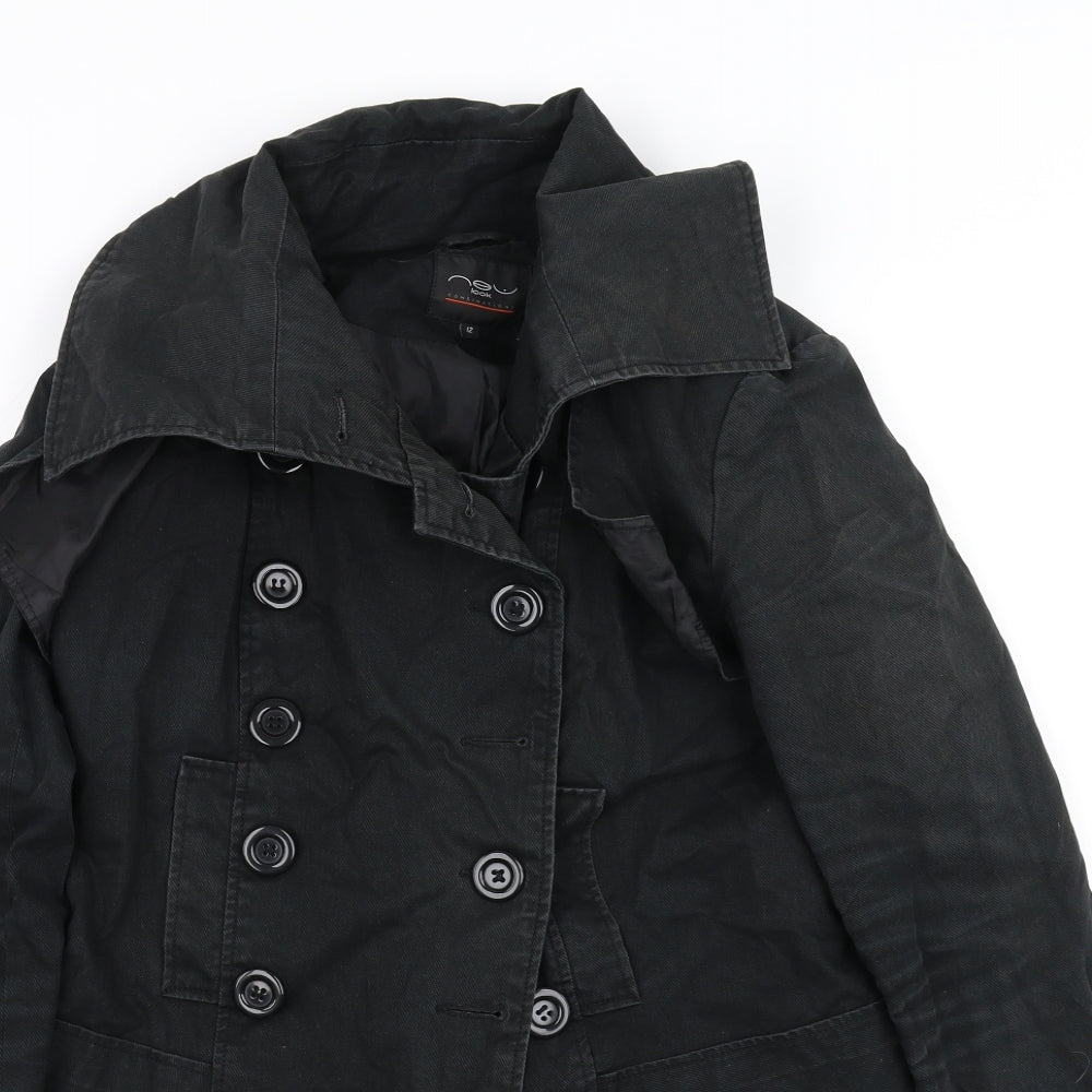 New Look Womens Black   Jacket Coat Size 12