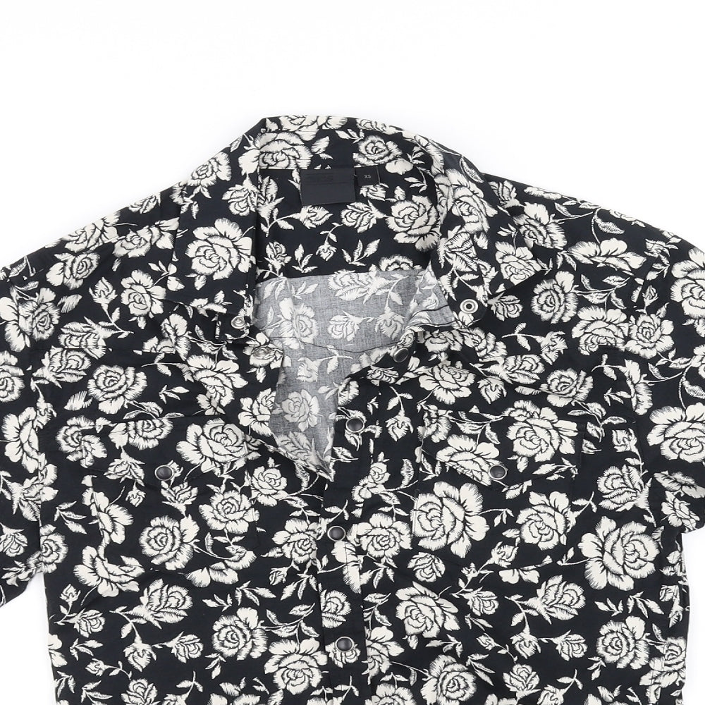 ASOS Mens Black    Button-Up Size XS
