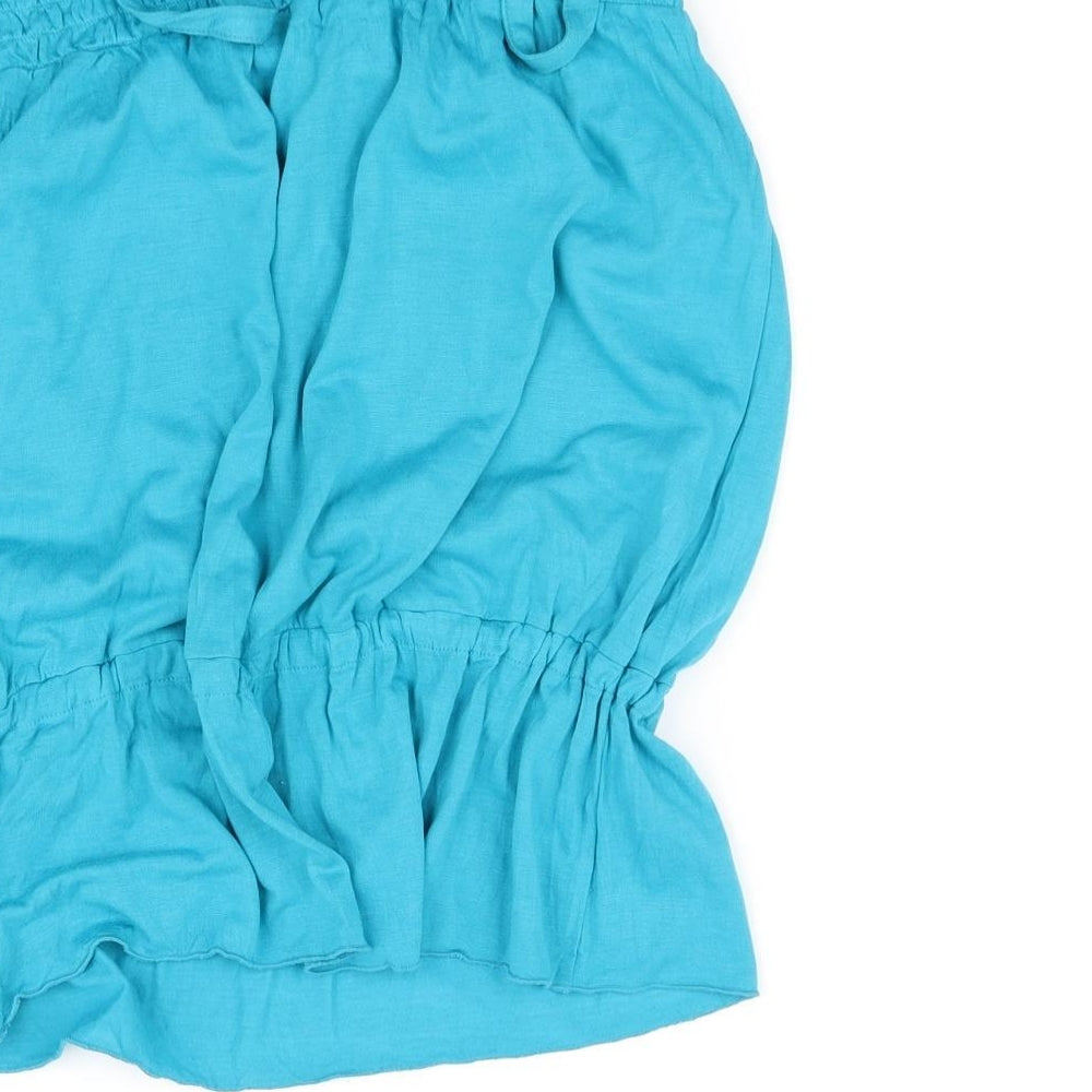 New Look Womens Blue   Basic Blouse Size 10