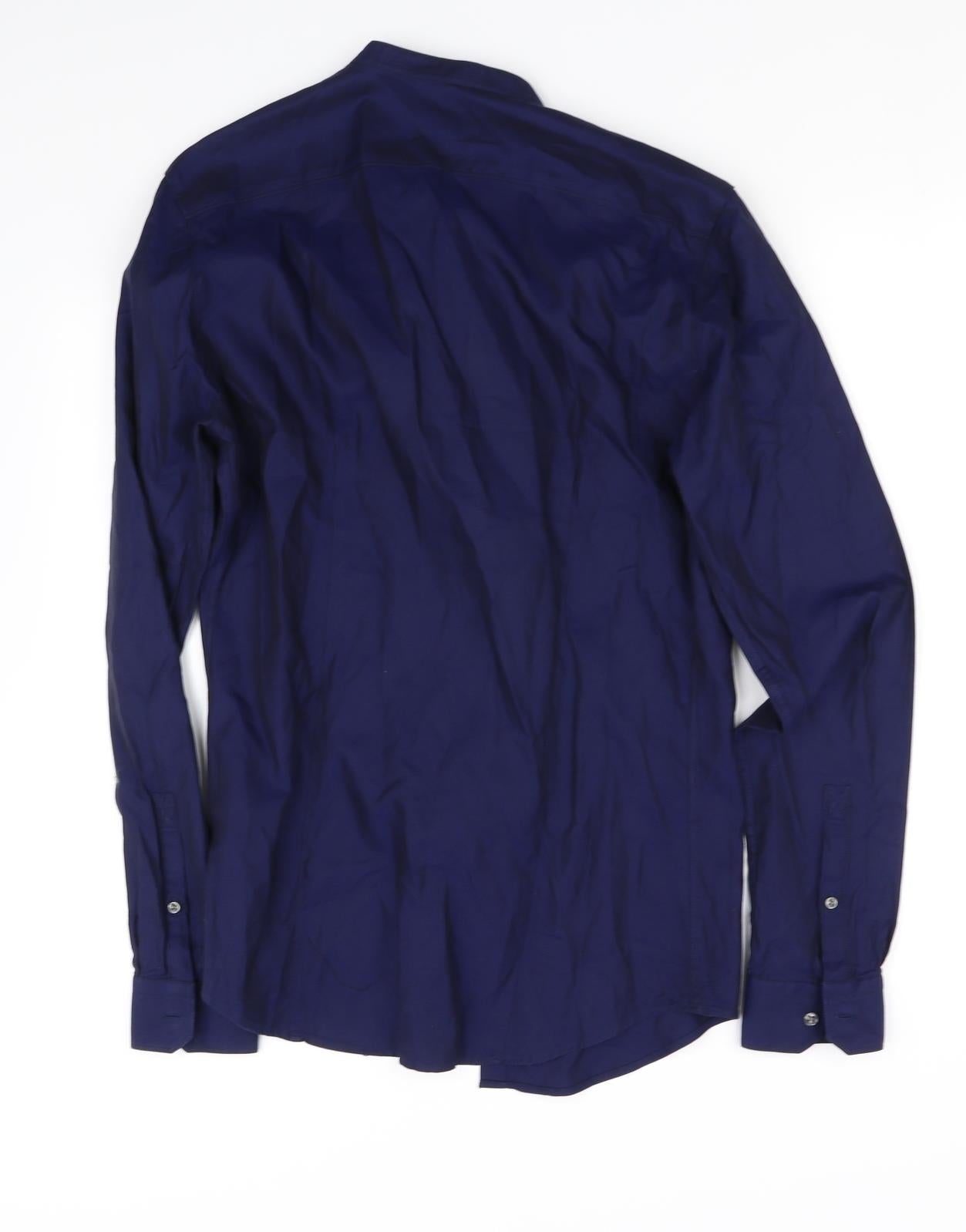 Reiss Mens Blue    Button-Up Size S