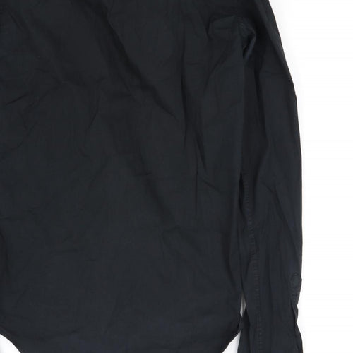 zara  Womens Black   Basic Button-Up Size S