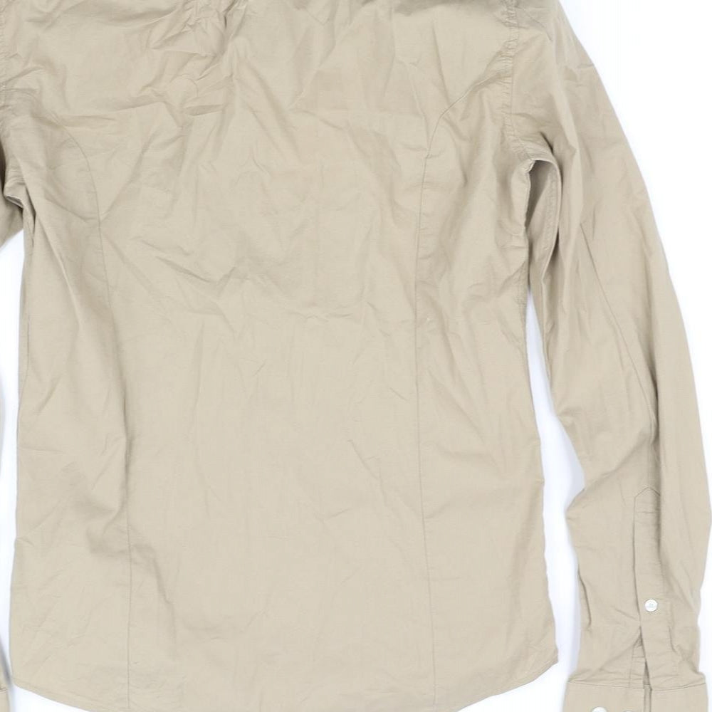 ASOS Mens Beige    Button-Up Size S