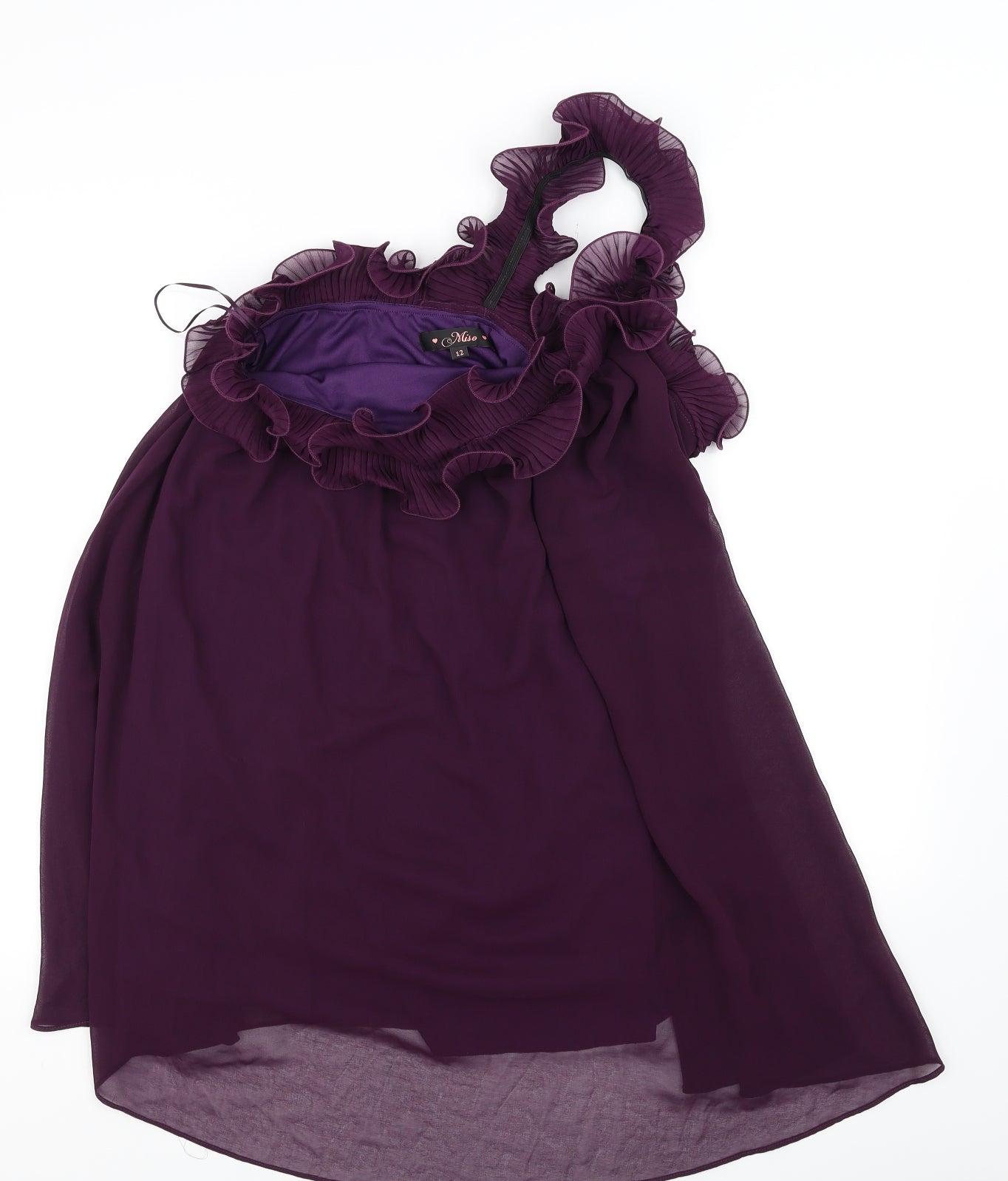 Miso Womens Purple   Fit & Flare  Size 12