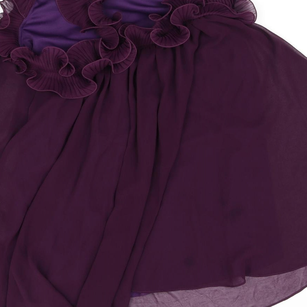 Miso Womens Purple   Fit & Flare  Size 12