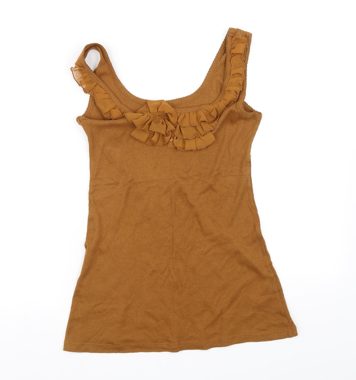 Atmosphere Womens Orange Basic Blouse Size 14