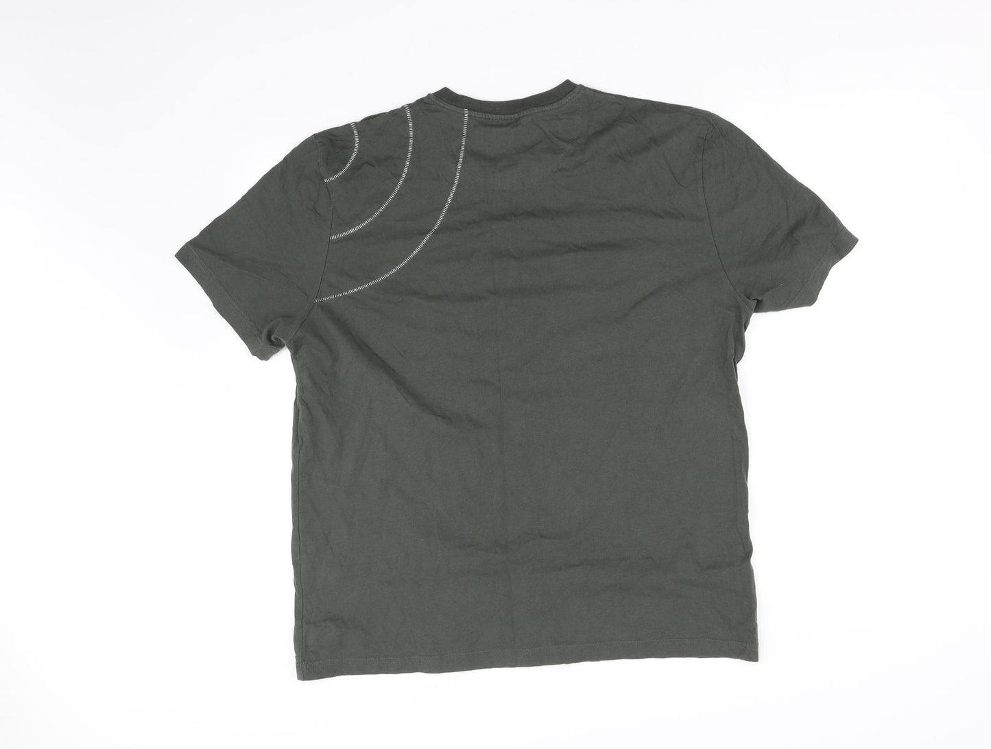 NEXT Mens Grey    T-Shirt Size XL