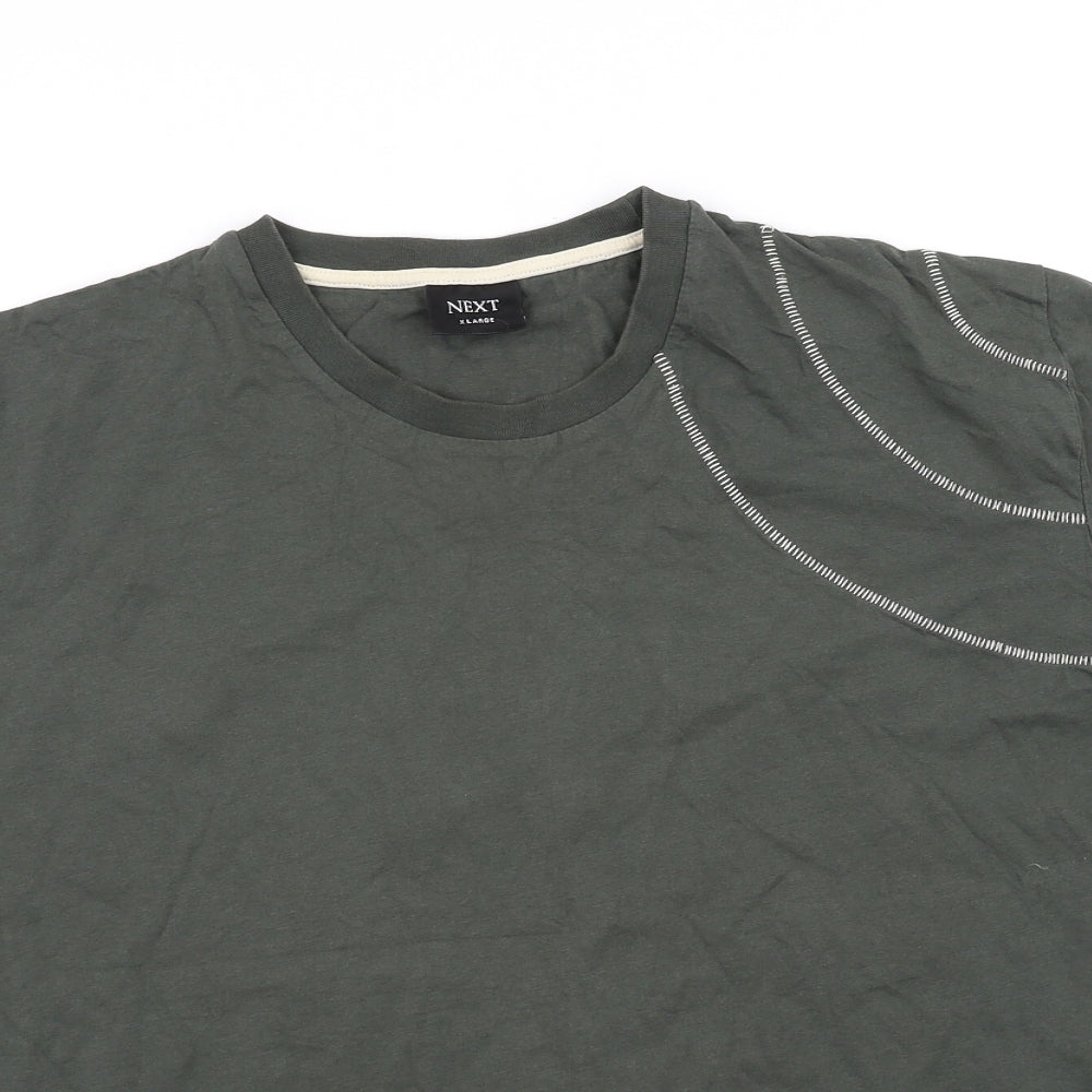 NEXT Mens Grey    T-Shirt Size XL