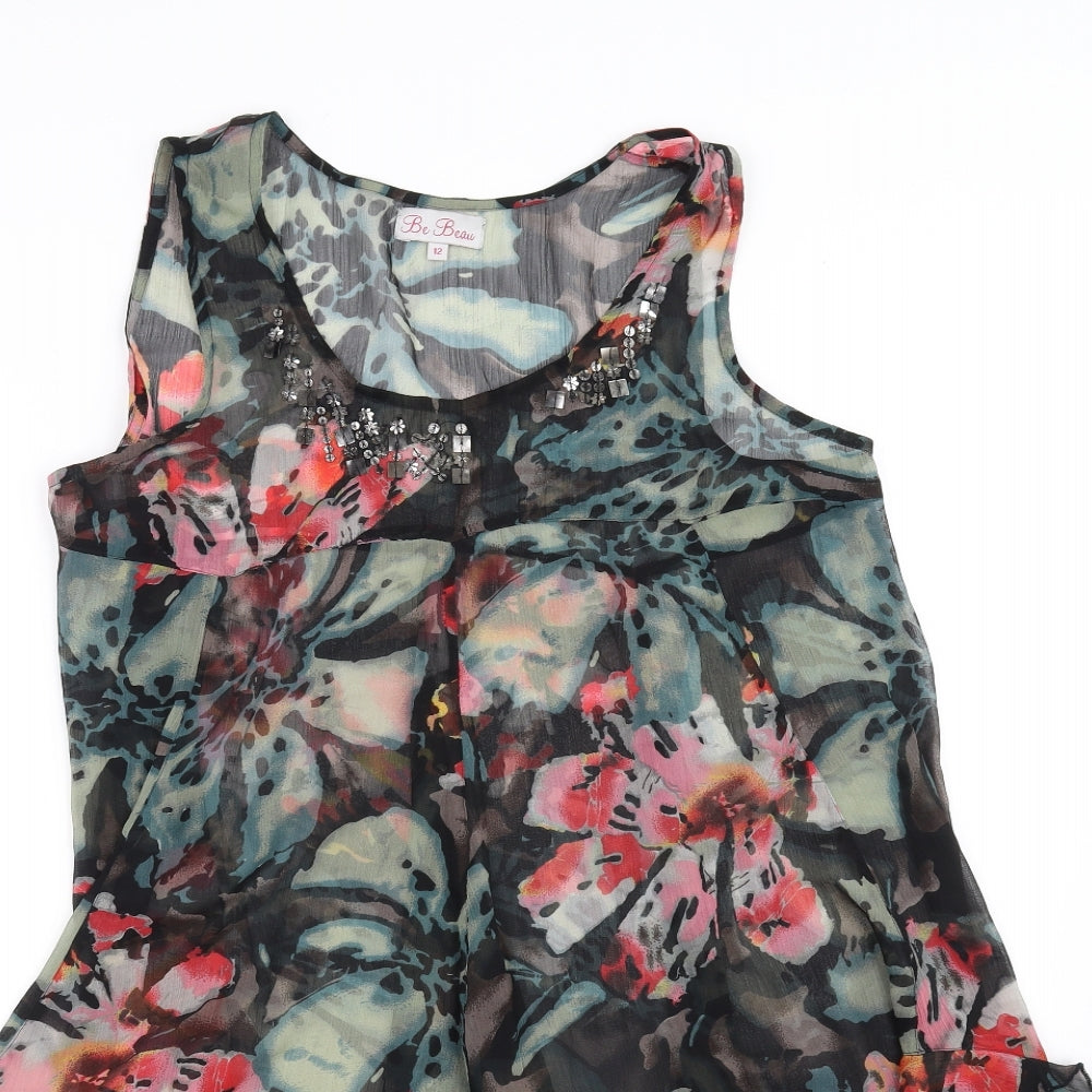 Be beau Womens Black   Fit & Flare  Size 12