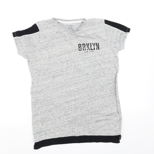 Primark Girls Grey   Basic T-Shirt Size 9 Years