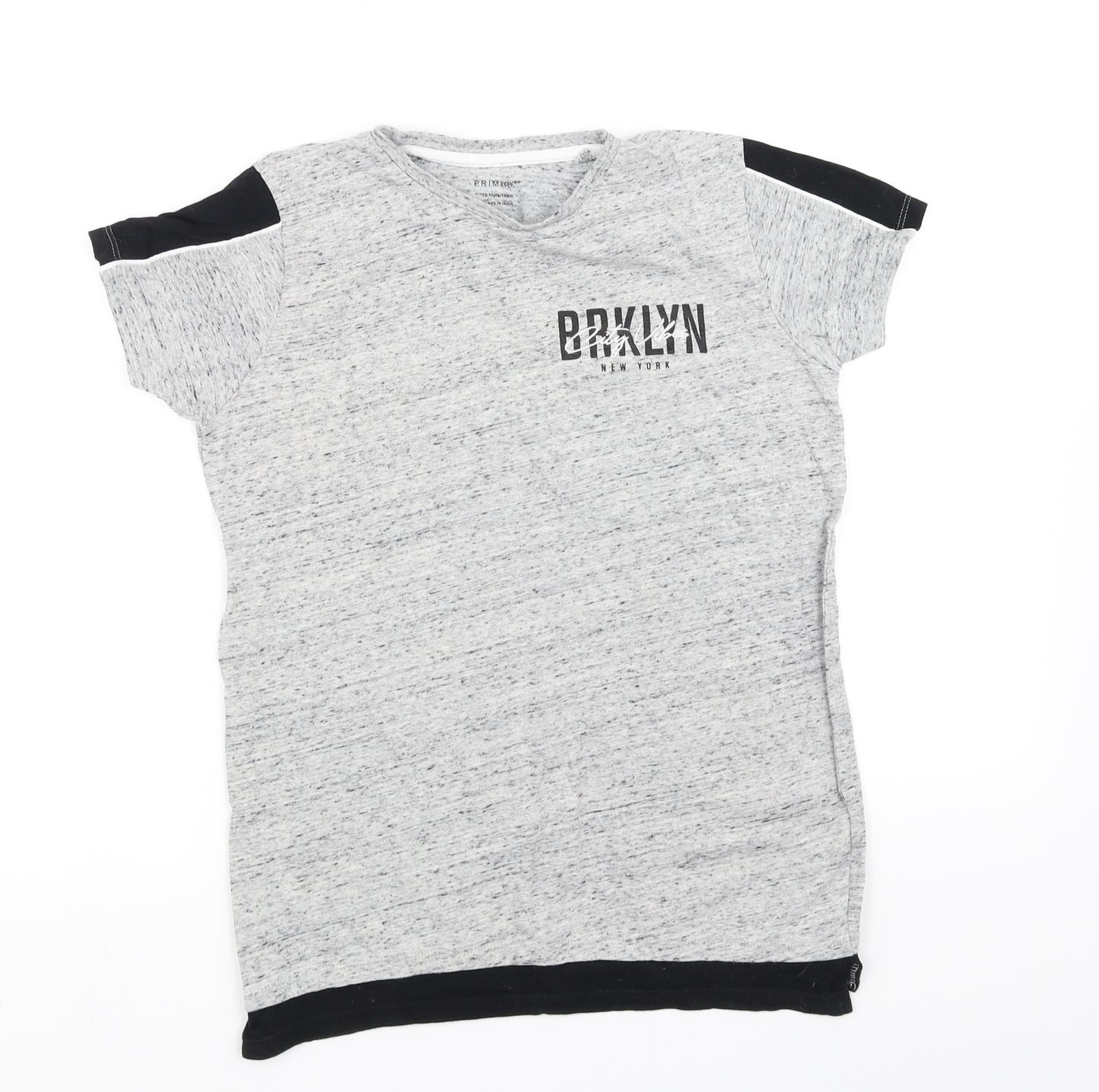 Primark Girls Grey   Basic T-Shirt Size 9 Years