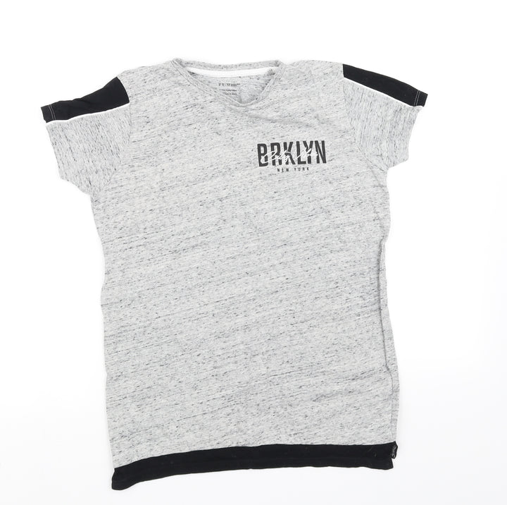 Primark Girls Grey   Basic T-Shirt Size 9 Years
