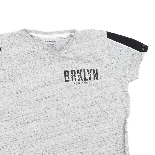 Primark Girls Grey   Basic T-Shirt Size 9 Years