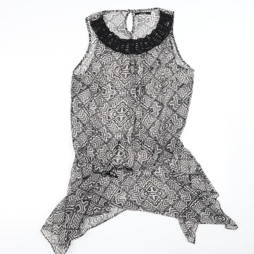 George Womens White   Fit & Flare  Size 14