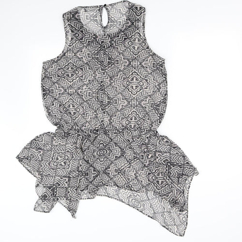 George Womens White   Fit & Flare  Size 14