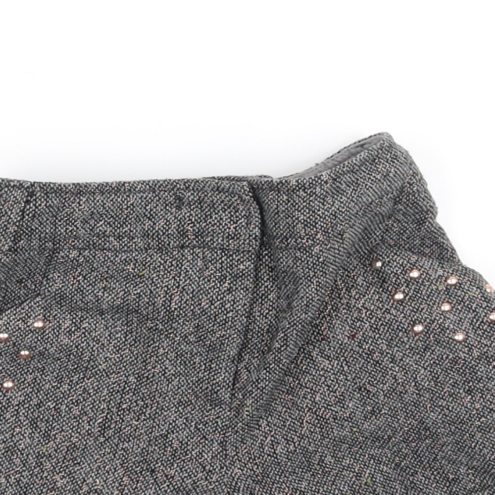 F&F Girls Grey   Cut-Off Shorts Size S