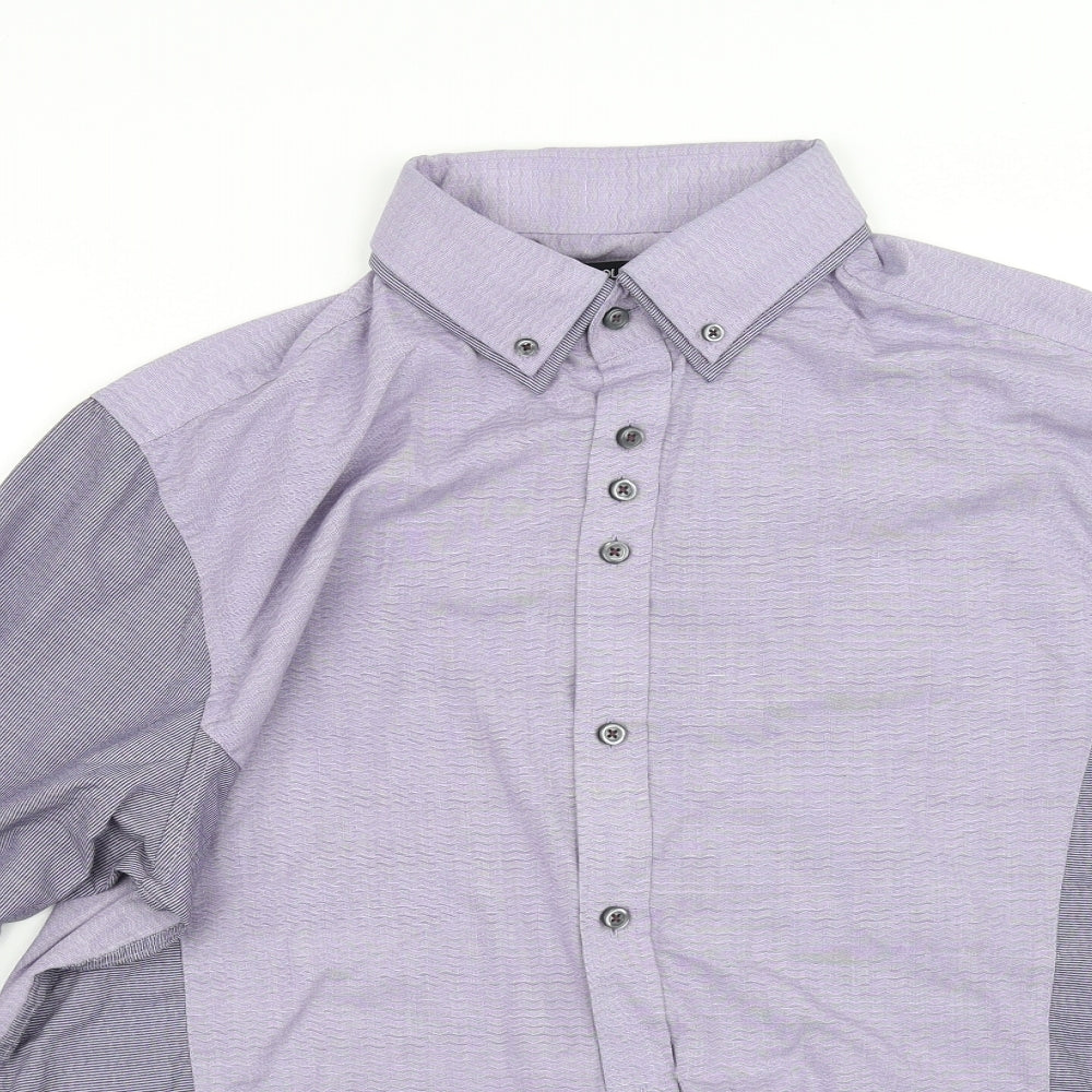 pre worn Womens Purple   Basic Button-Up Size L