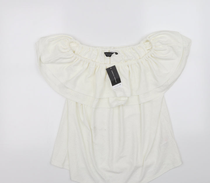 dorothy perkins Womens White Fit & Flare Size 12