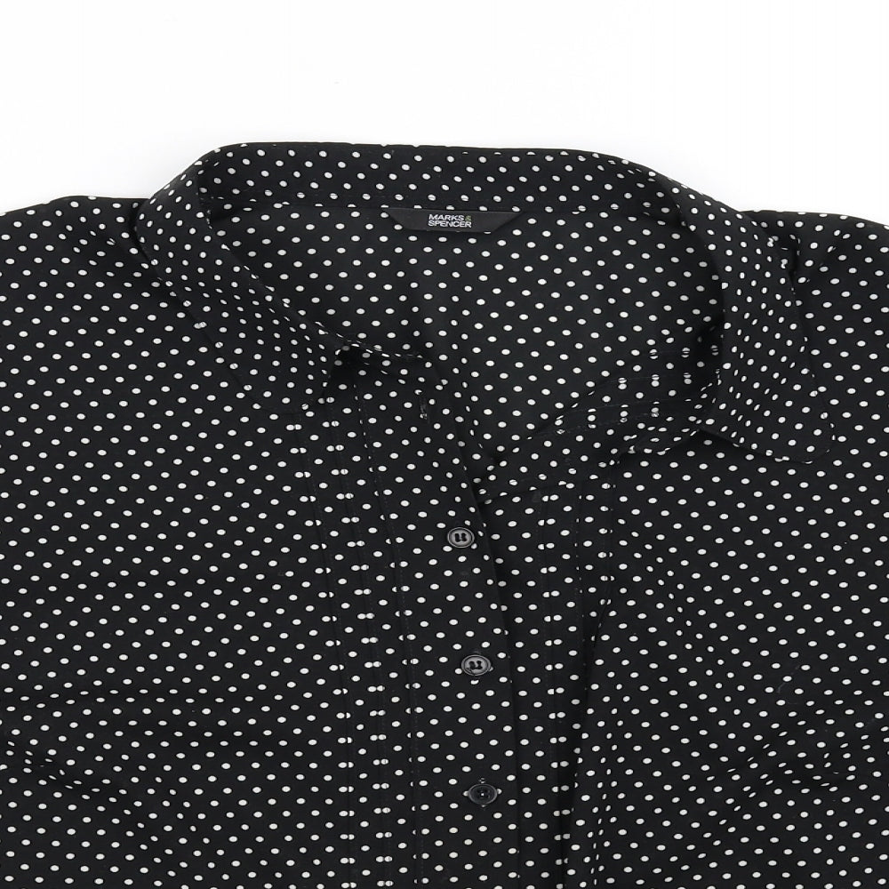 Marks and Spencer Womens Black   Basic Blouse Size XL