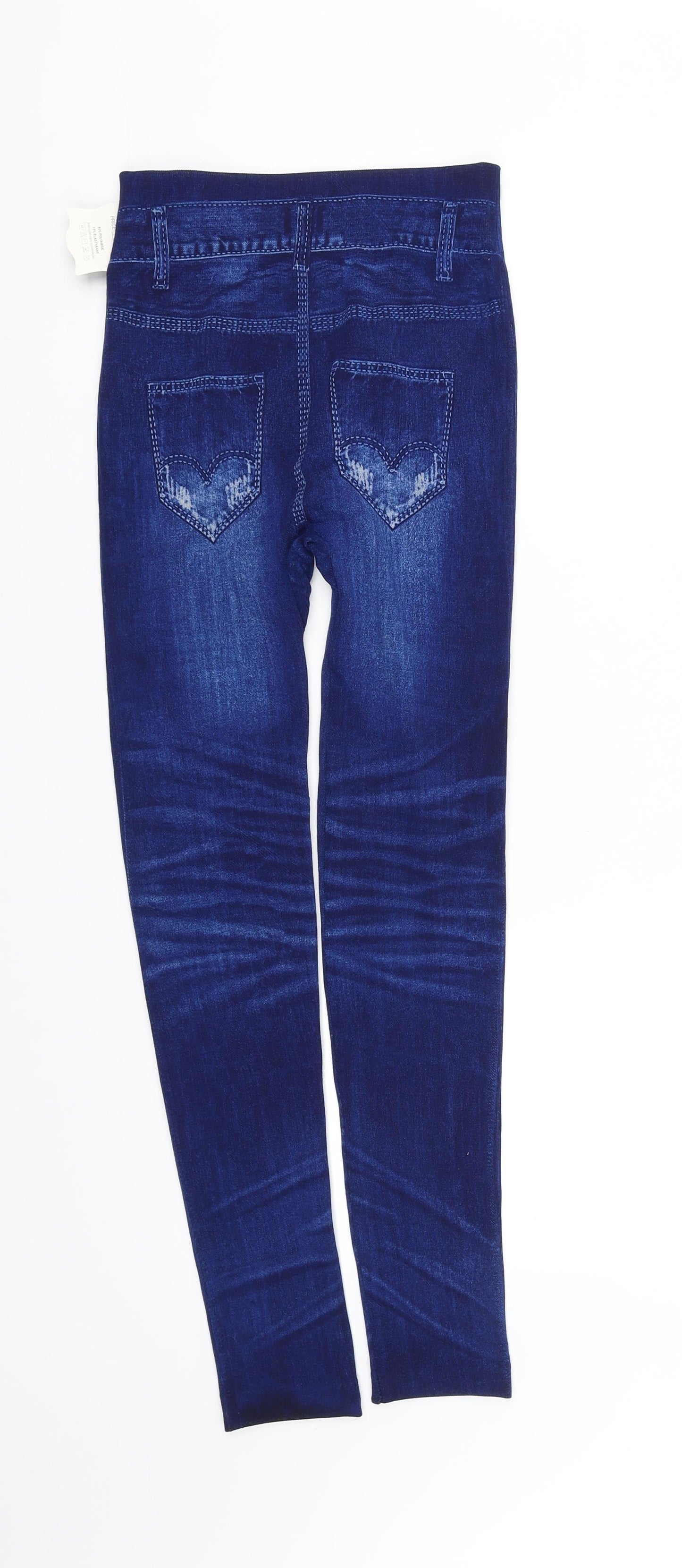 mini lady Girls Blue   Jegging Trousers Size 11-12 Years