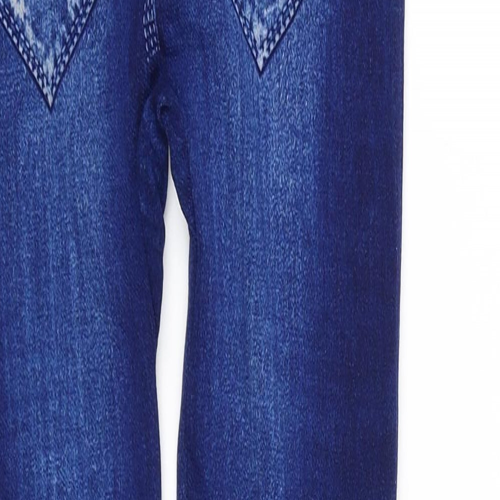 mini lady Girls Blue   Jegging Trousers Size 11-12 Years