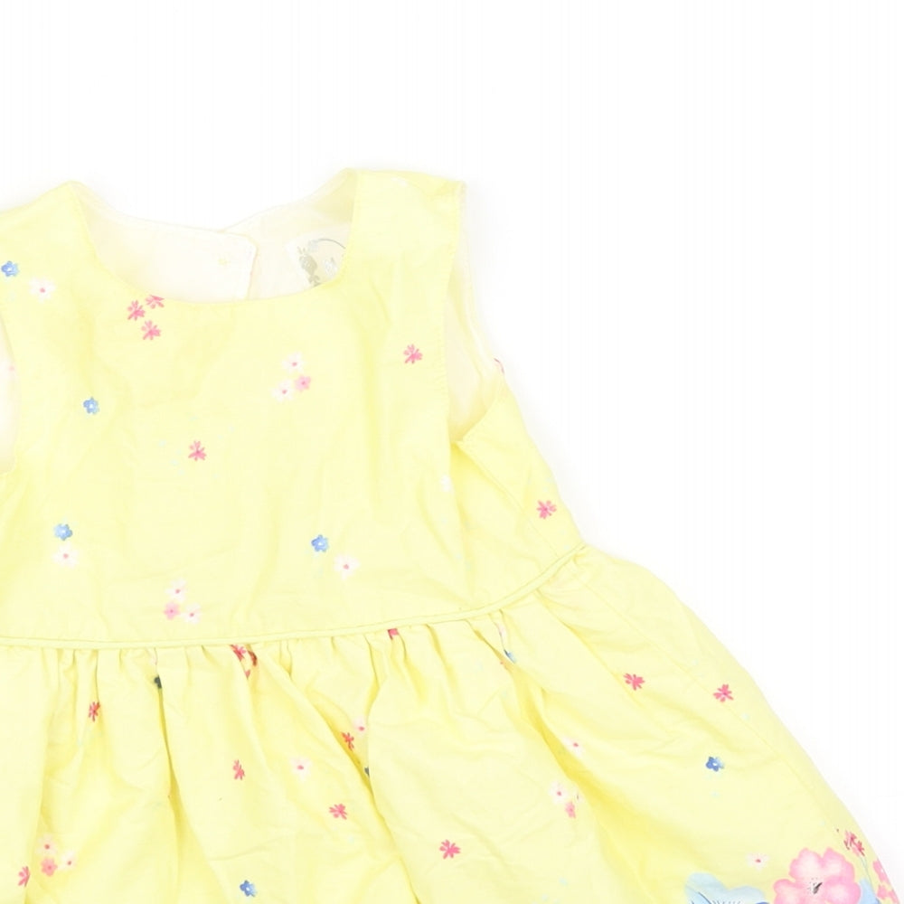 Primark  Yellow   Fit & Flare  Size 6-9 Months