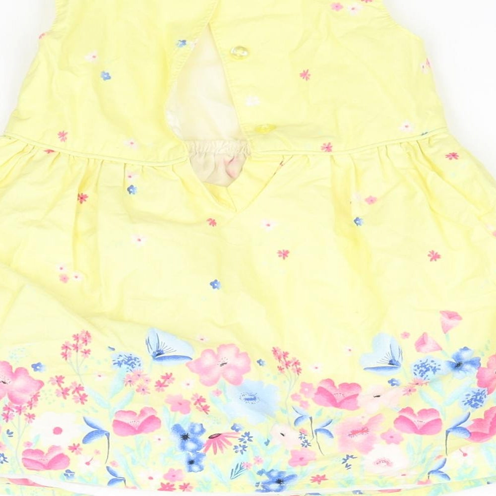 Primark  Yellow   Fit & Flare  Size 6-9 Months