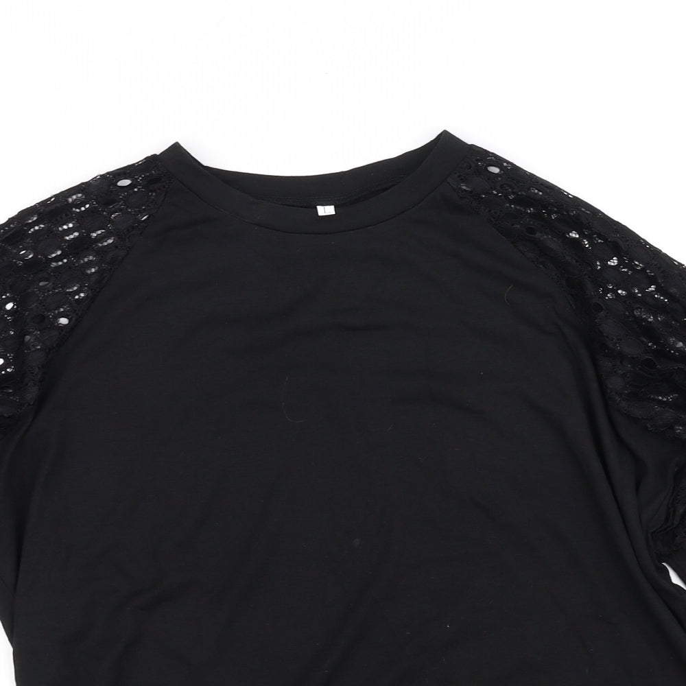 pre worn Womens Black   Basic T-Shirt Size L