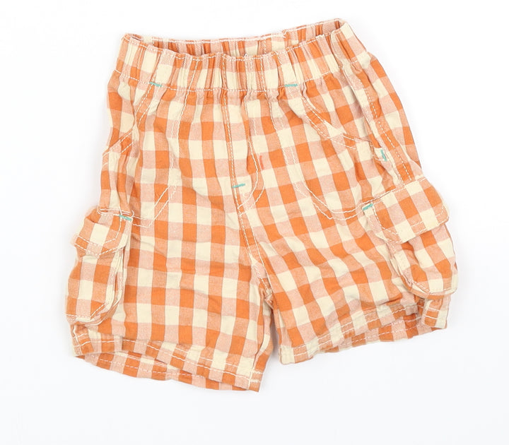 Primark Orange Cropped Jeans Size 9-12 Months