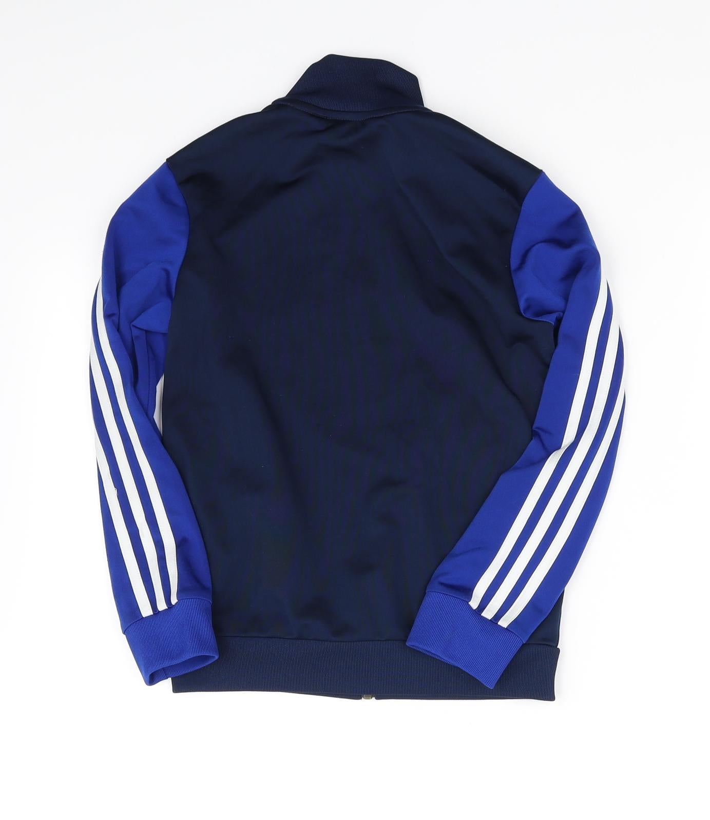 adidas Boys Blue   Full Zip Jumper Size 7-8 Years