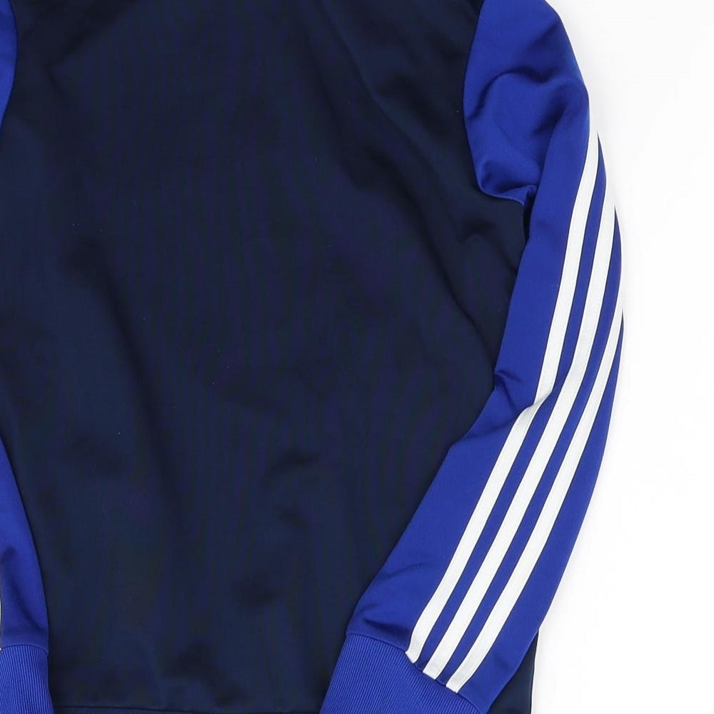adidas Boys Blue   Full Zip Jumper Size 7-8 Years