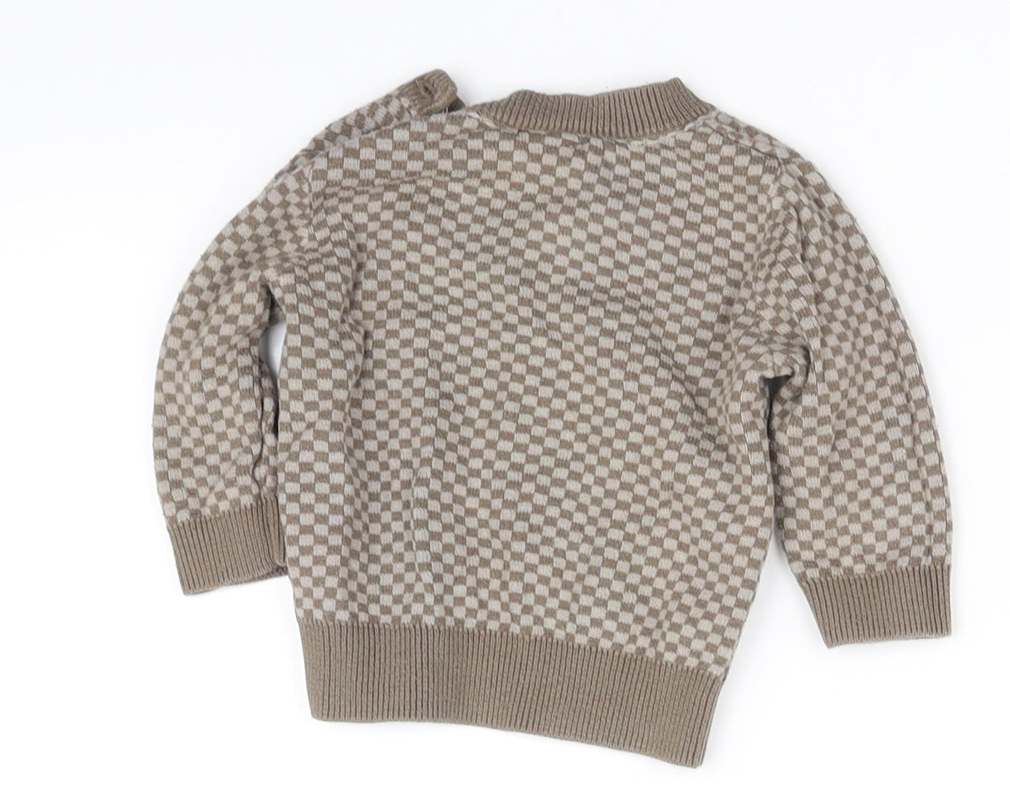 pre worn  Beige   Pullover Jumper Size 3-6 Months