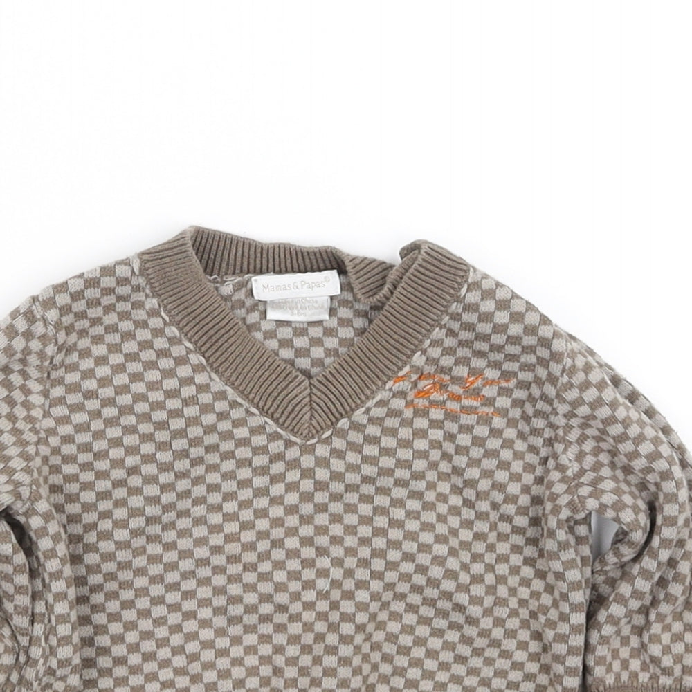 pre worn  Beige   Pullover Jumper Size 3-6 Months